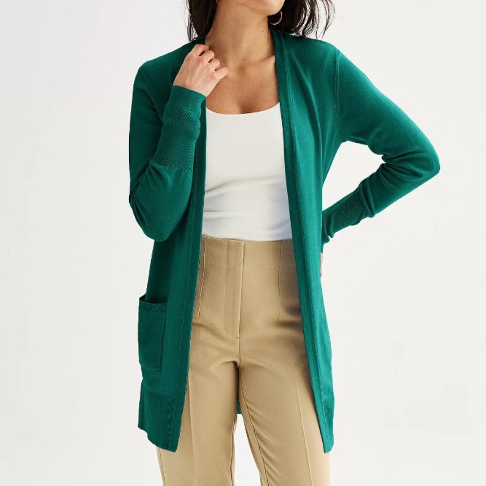 Cardigan EMERALD GREEN 3XL